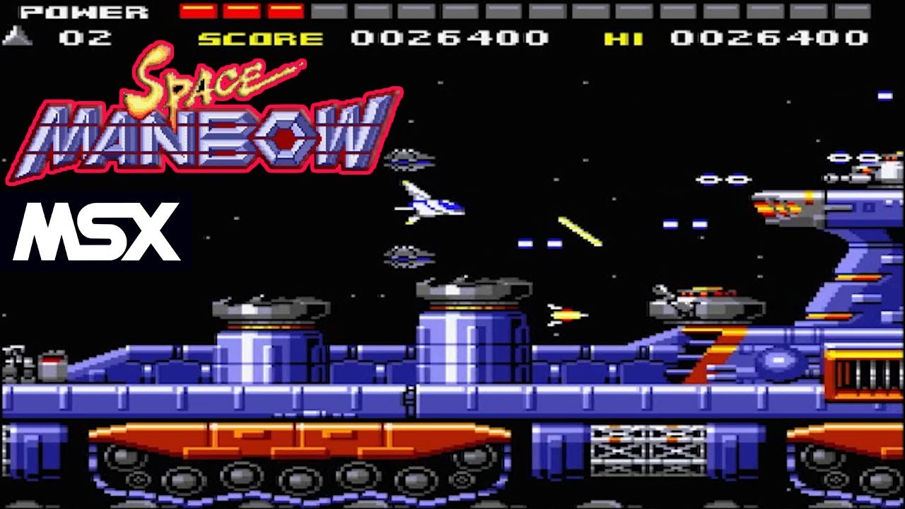 MSX スペース マンボウ / Space Manbow - 1周目