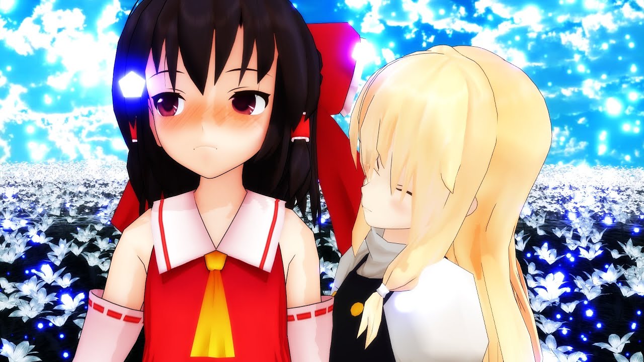 【東方MMD紙芝居】レイマリな日常 #1