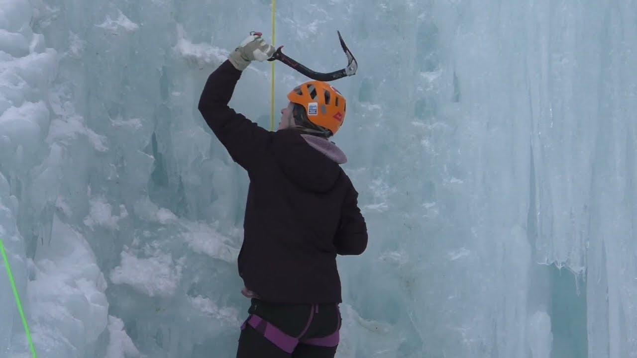 Ice Climbing in Keystone Canyon!