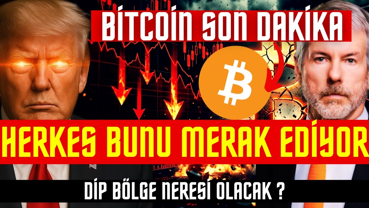BİTCOİN ANALİZ HERKES BUNU MERAK EDİYOR DİP B&Ouml;LGE NERESİ OLACAK #BITCOIN #ALTCOIN