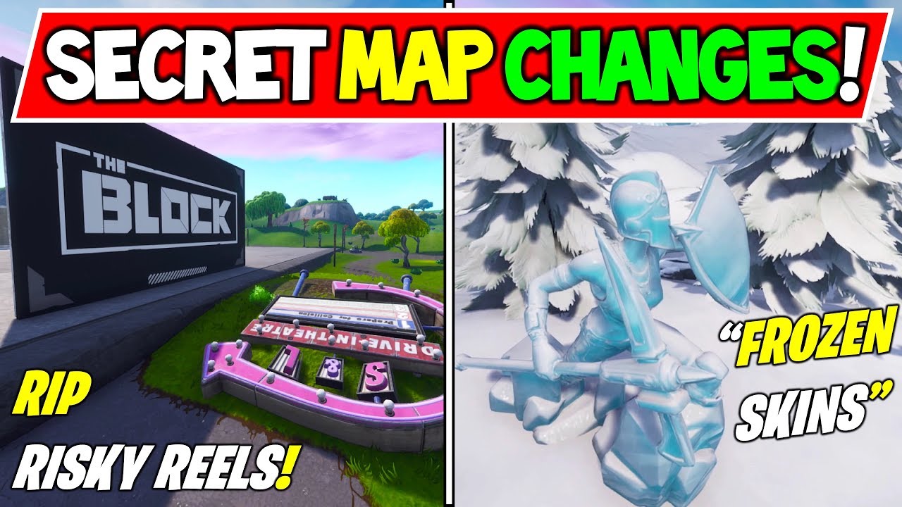 СОВЕРШЕННО *НОВЫЕ* СЕКРЕТНЫЕ ИЗМЕНЕНИЯ КАРТЫ 7-ГО СЕЗОНА FORTNITE! &laquo;БЛОК + ЗАМОРОЖЕННЫЕ ОБЛИКИ!&raquo; ...