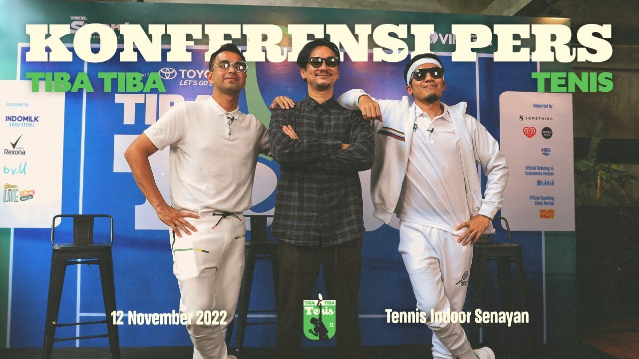PRESS CONFERENCE TIBA TIBA TENIS, VINDES SPORT EDISI KE EMPAT NIH YEE!!