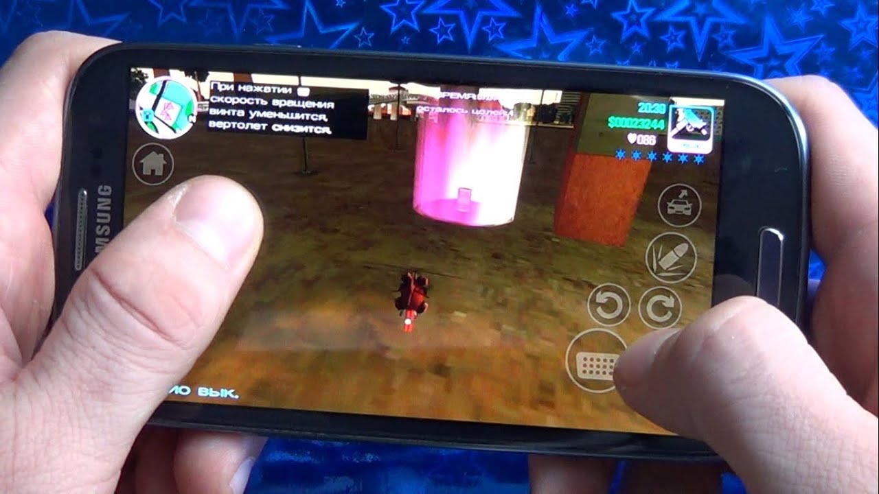 Миссия на вертолетике в GTA Vice City на Android от Game Plan