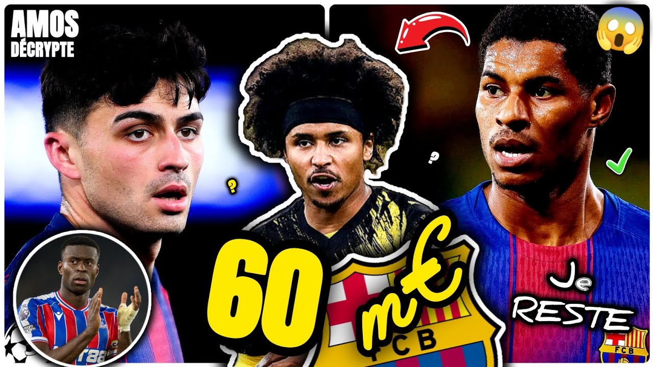 🚨RASHFORD VEUT RESTER AU BARÇA, ADEYEMI À 60M€, PEDRI DIT STOP : LE BARÇA SOUS TENSION EN EUROPE !😱