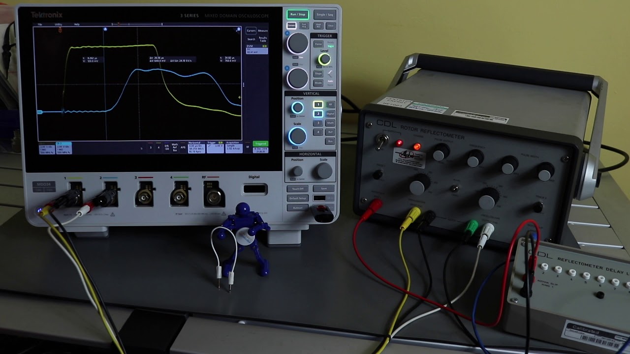 3 Series MDO Rotor Reflectometer Test