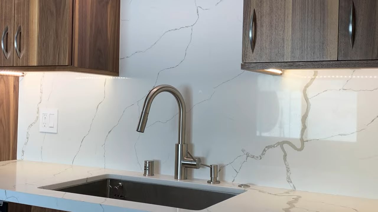 Complete Kitchen Remodel | Solid Walnut Kitchen Cabinets | Quartz Countertops | Pulsar Construction