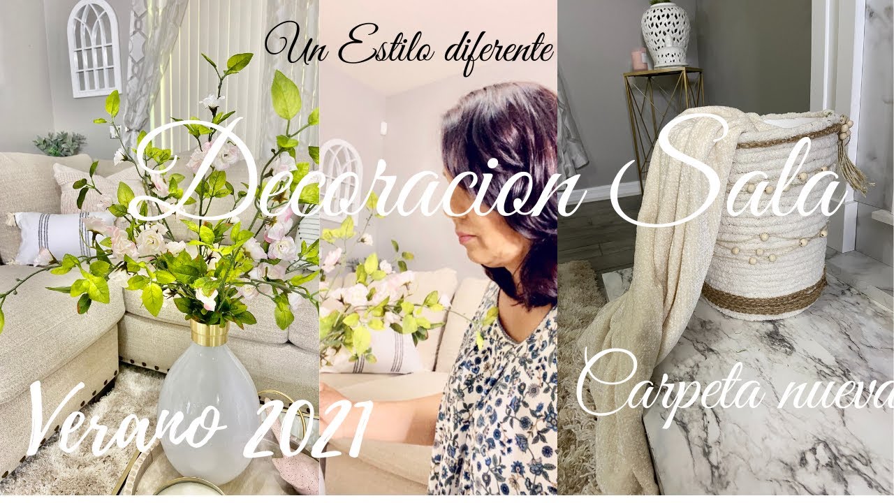 IDEAS PARA  DECORAR TU  SALA |BOHO⎟DECORA TU HOGAR⎟DECORACION VERANO  2021⎟DIY |CARPETA NUEVA. 🪴 🪴