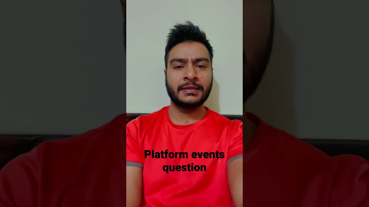 Salesforce Interview Question of the day | platform events #salesforce