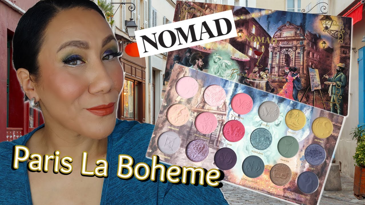 Nomad Cosmetics X Paris La Boheme | Насыщенный цвет и палитра