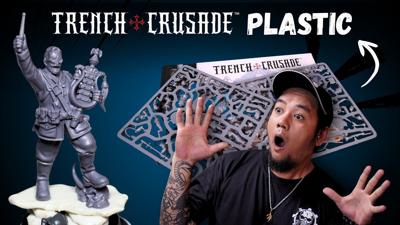 The Very First PLASTIC Trench Crusade Miniatures!