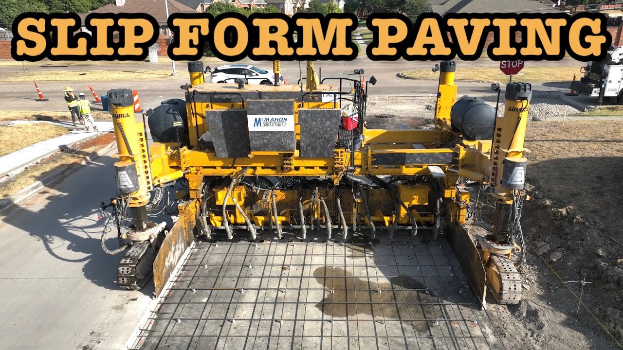 Our first Slip Form Paving project!