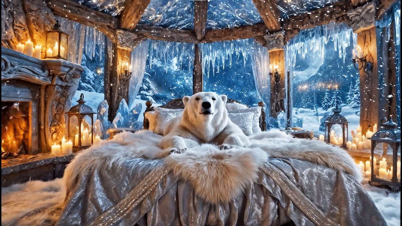 Which Cozy Bedrooms Would You Choose?🛏️❄️ Cute Animals in Dreamy Room Designs