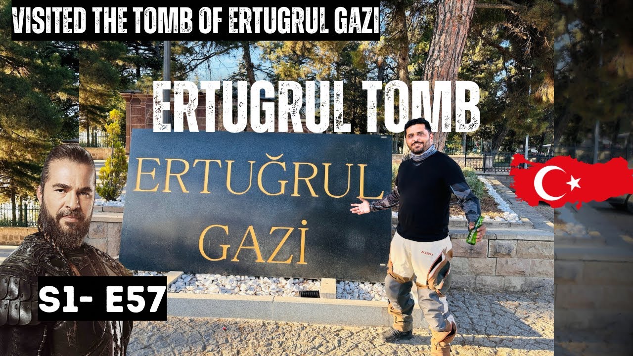 Ertugrul Ghazi Tomb Tour | Motovlog | USA TO PAKISTAN MOTORCYCLE TOUR [S1 - E57]