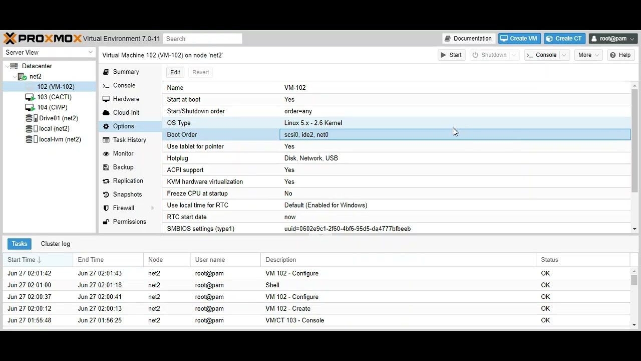 Restore RAW VM from HDD in Proxmox