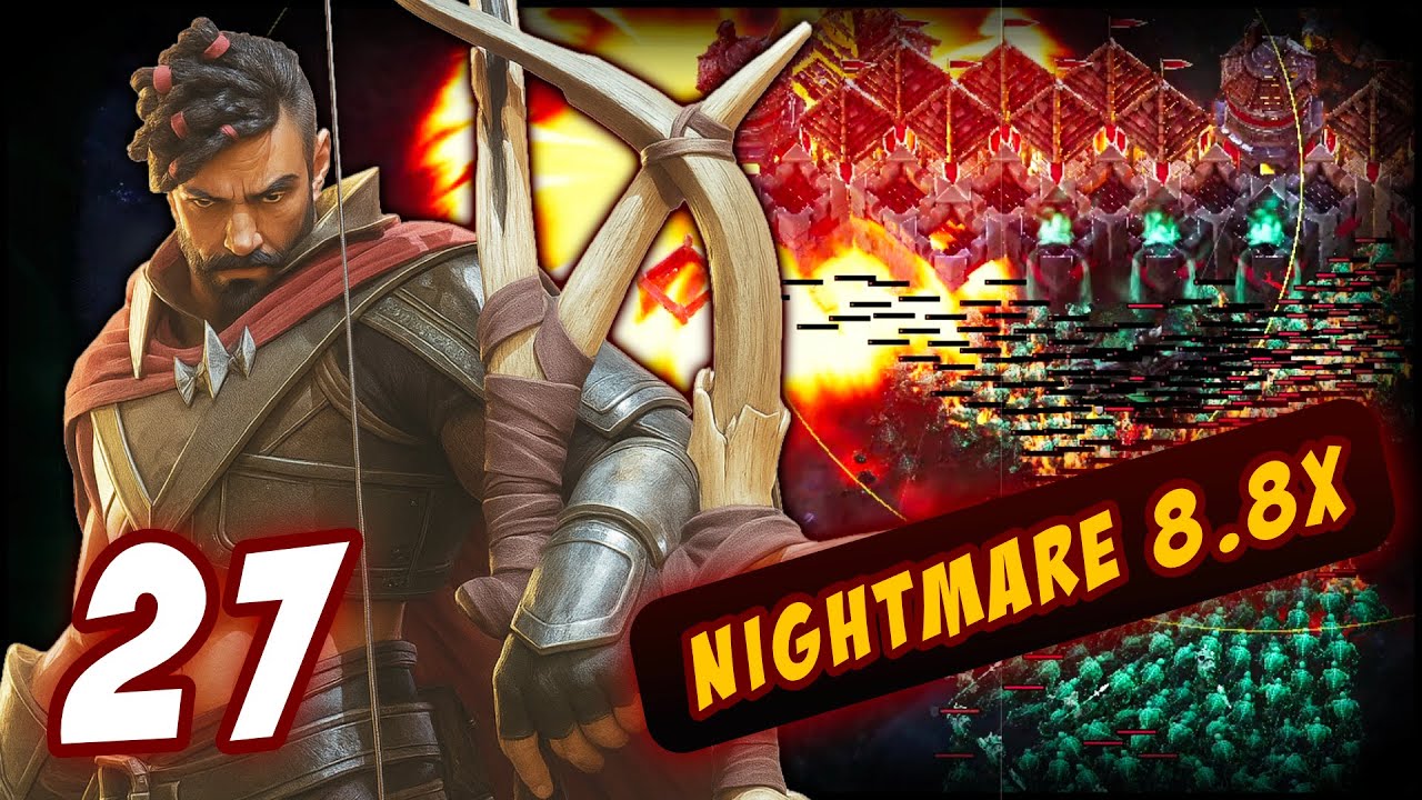 I just had to try this again! 🏹 | Age of Darkness Final Stand Nightmare Difficulty Survival Gameplay