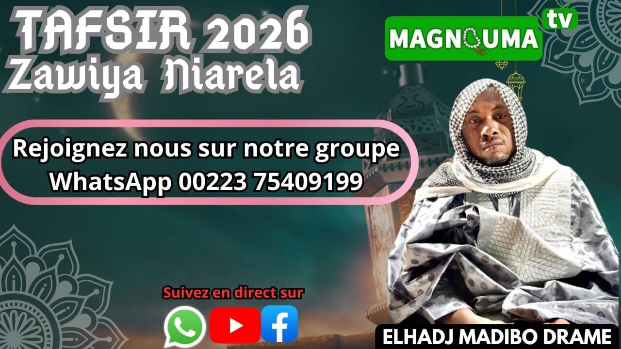 Diffusion en direct de MAGNOUMA TV
