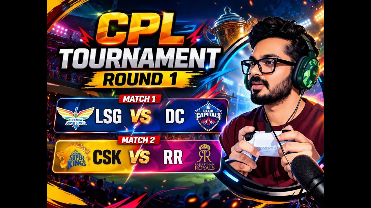 CPL 2026 IS HERE! 🔥 DC vs LSG & PBKS vs RR | Chartered Premiere League Opener! CRICKET 26 PS5 LIVE