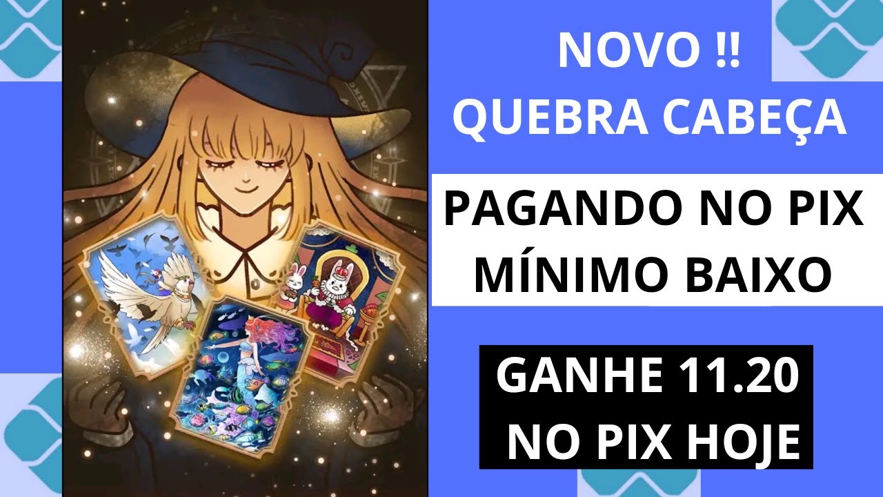 Novo app de quebra cabe&ccedil;a Pagando no Pix