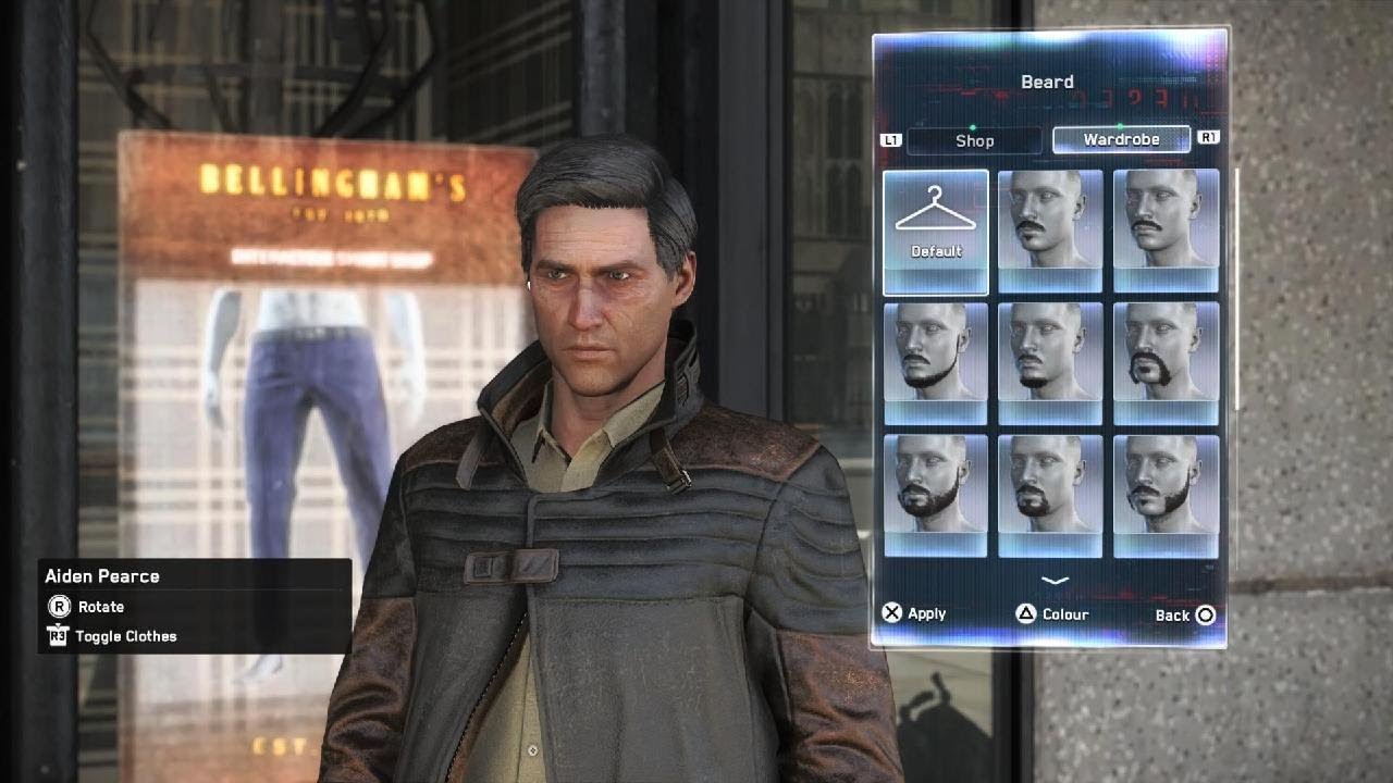 Watch Dogs :  Legion - Tutorial on how to make Aiden's Classic Look from Watch Dogs 1
