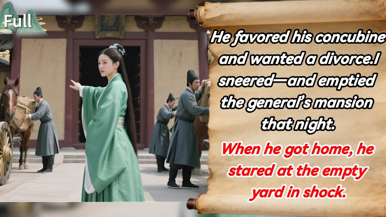 He favored his concubine and wanted a divorce.I sneered—and emptied the general’s mansion that night