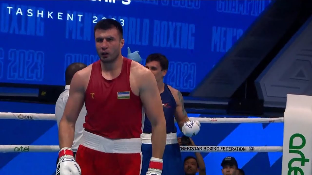 R32 (92+KG) JALOLOV BAKHODIR (UZB) vs LATYPOV DANIS (BRN)| IBA Men's World Boxing Championships 2023