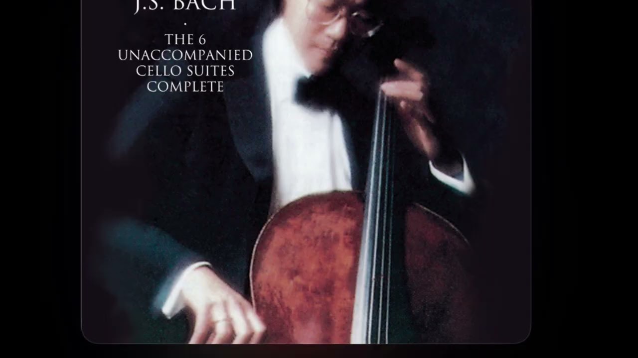 Yo-Yo Ma, 1st Bach Cello Suite Prelude, Stretched 800%
