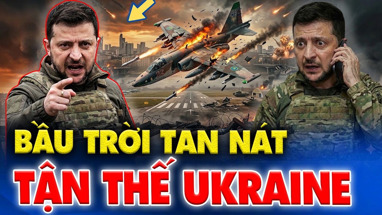 SỐC: Bầu trời Ukraine sắp sụp đổ: Khi những 