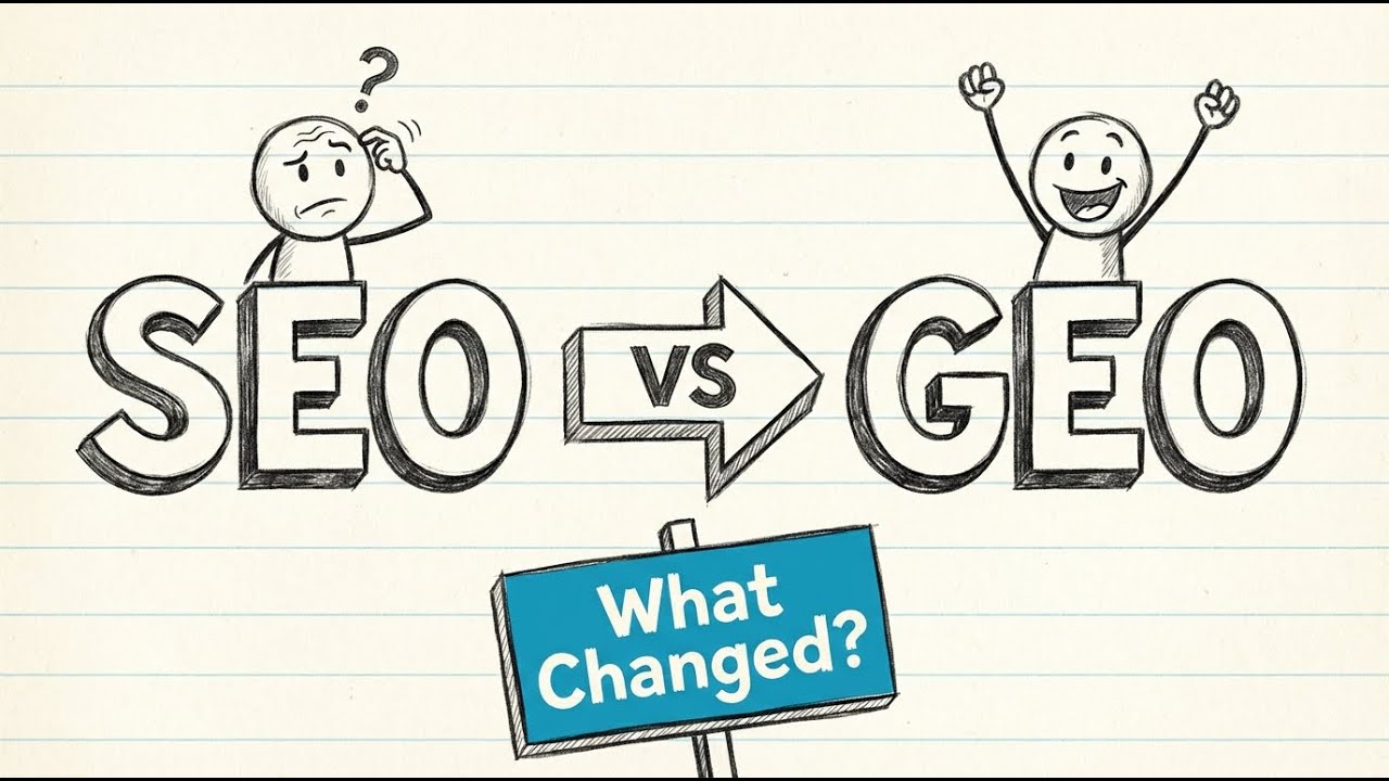 SEO vs GEO - What Changed and Why It Matters