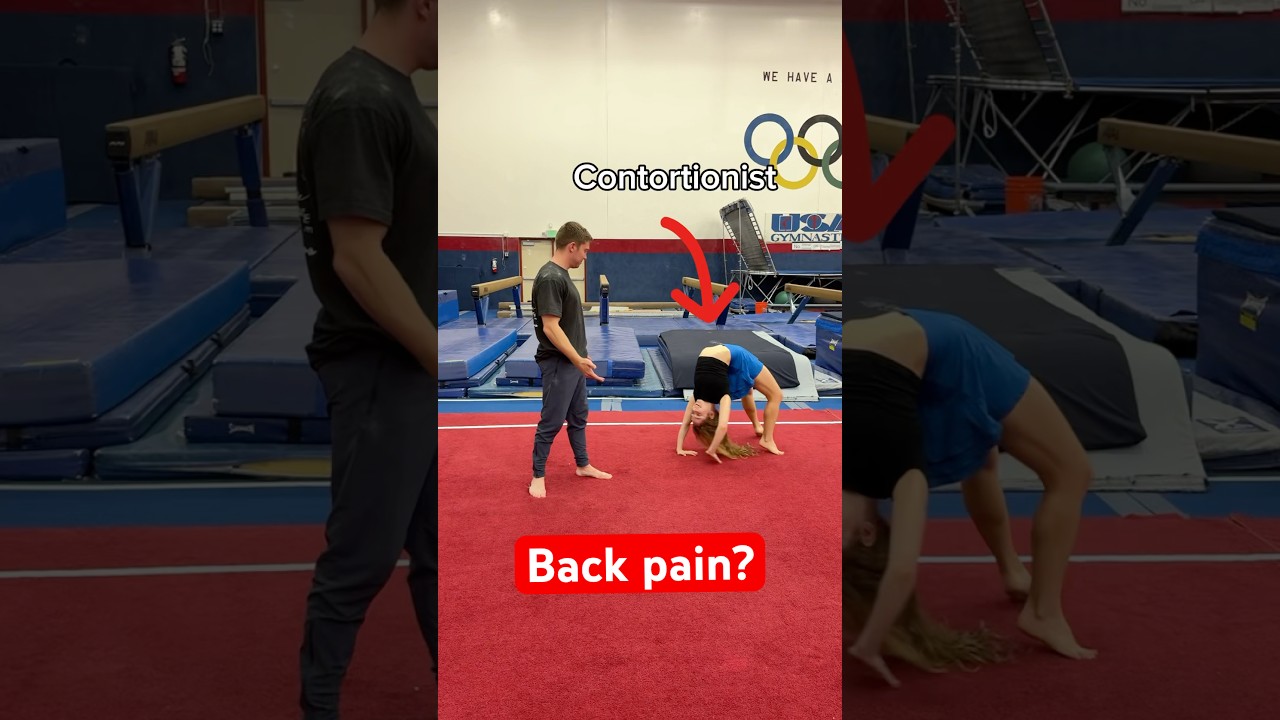 Easy stretches for back pain! @annamcnulty #gymnastics #olympics #gymnast #contortion #flexibility