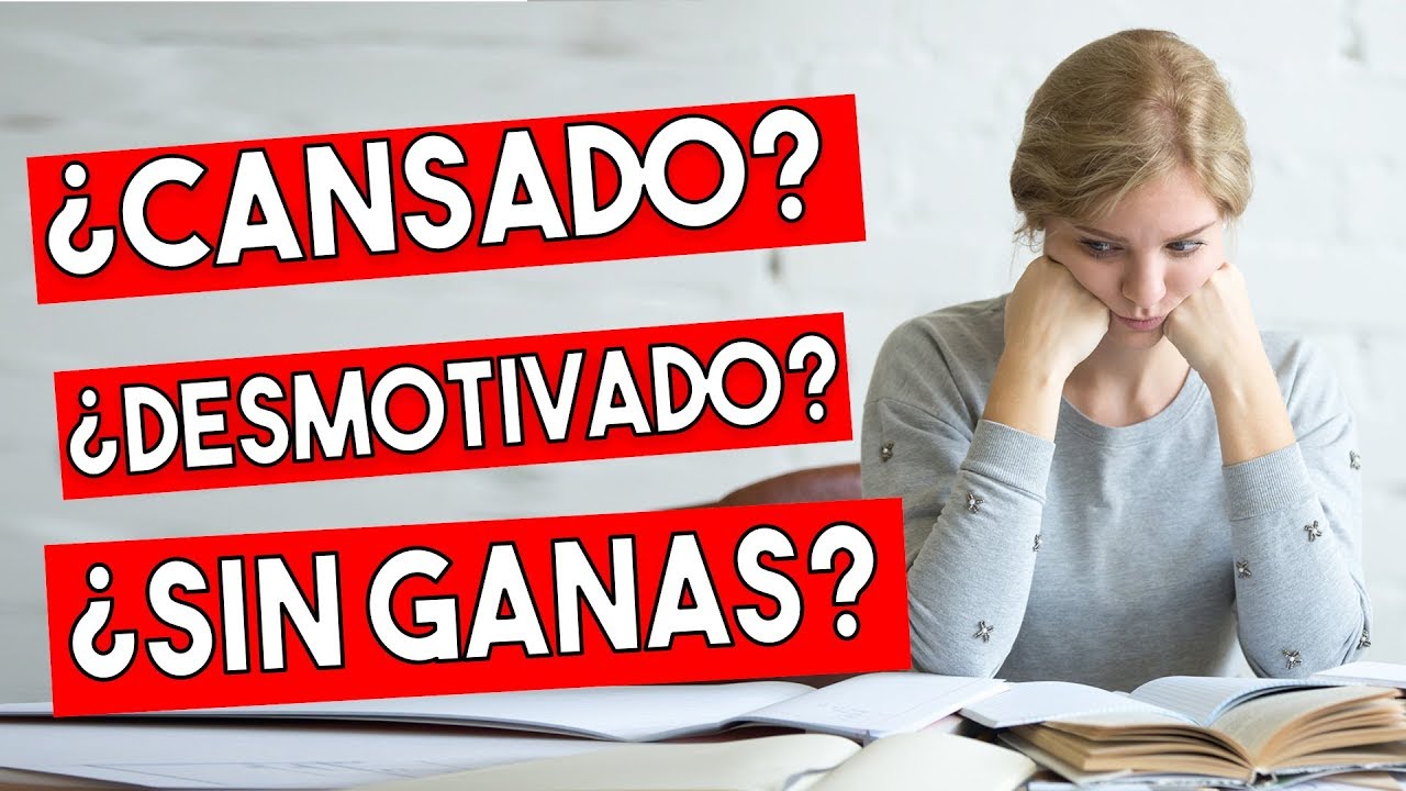 Como estudiar cuando NO tienes GANAS, MOTIVACIÓN o Estas CANSADO