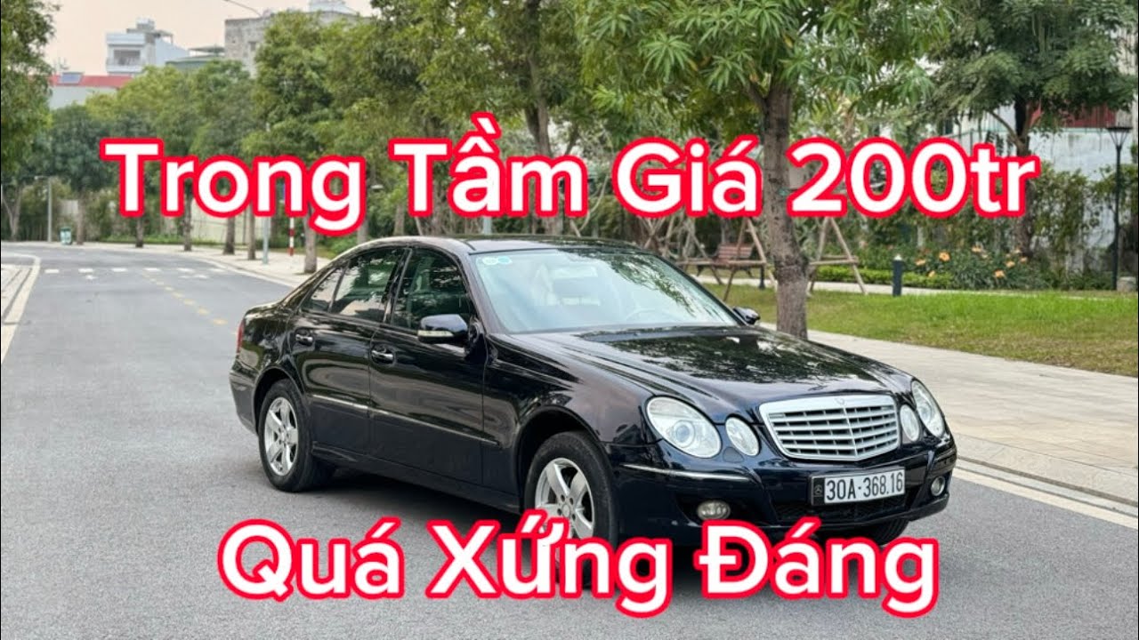 Mercedes E280 -2005, Trong Tầm Giá , Không Lựa Chọn Nào Hoàn Hảo Hơn , Chất Lượng Đến Từng Chi Tiết
