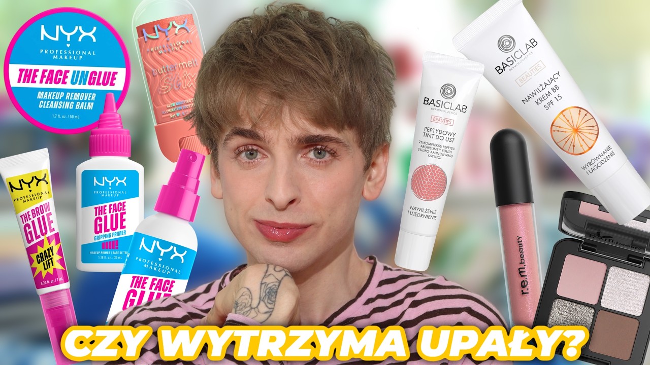 Jest gorąco, ale ja się nie poddaje! TESTUJEMY kolejną porcję kosmetyk&oacute;w! NYX, BASICLAB, REM BEAUTY!