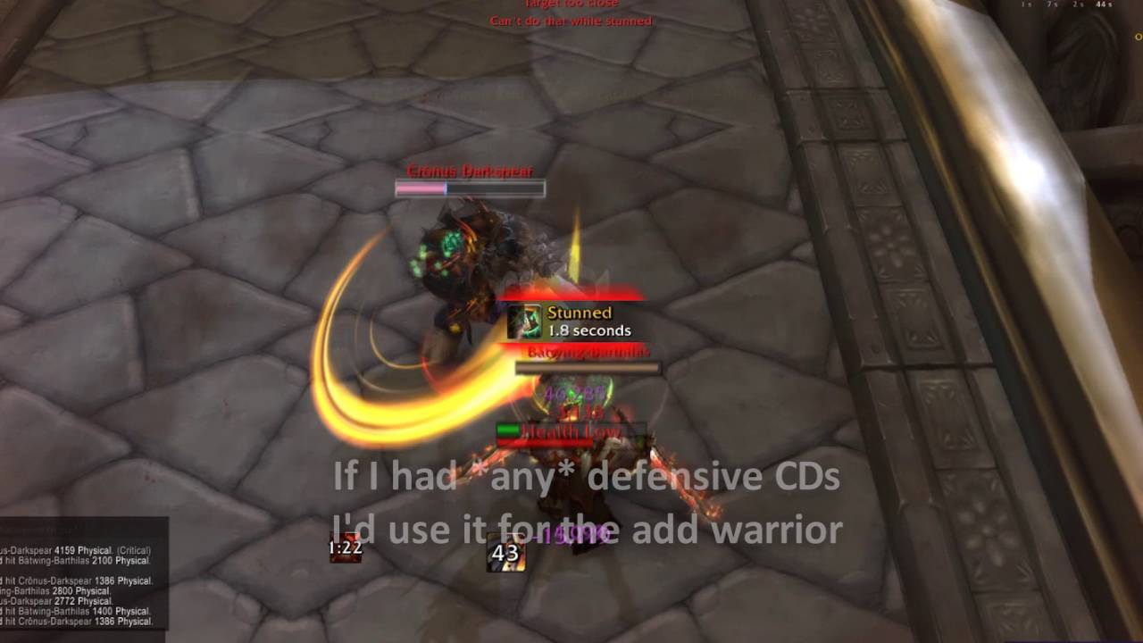 WoW Pre-patch Legion PvP |  Arms & Fury Warrior 1vNs