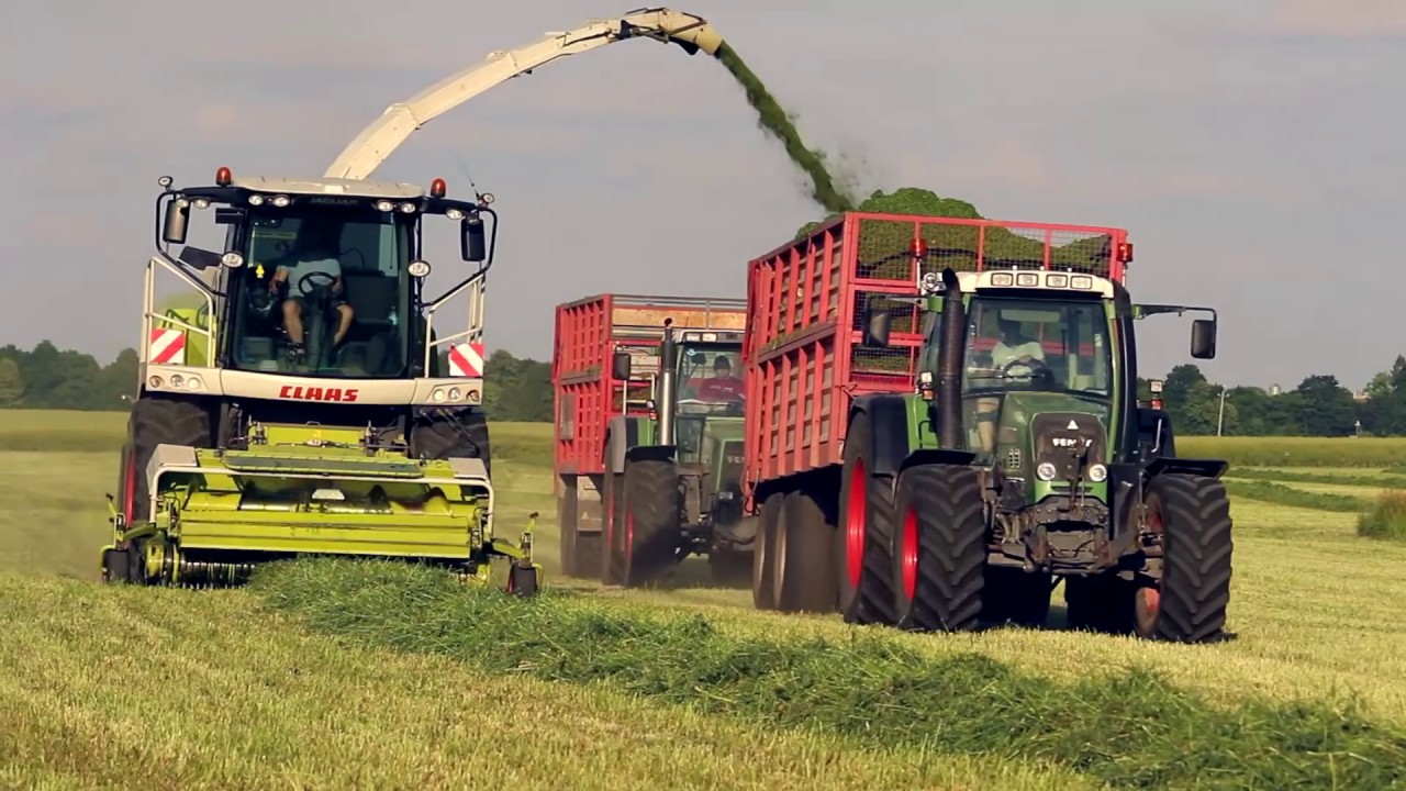 Zbiór traw 2019__2 x Claas Jaguar 950 | 5 x FENDT //4 x Massey Ferguson //NH //Annaburger | Bergmann