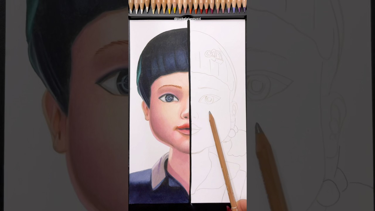 Drawing Young-hee Squid Game