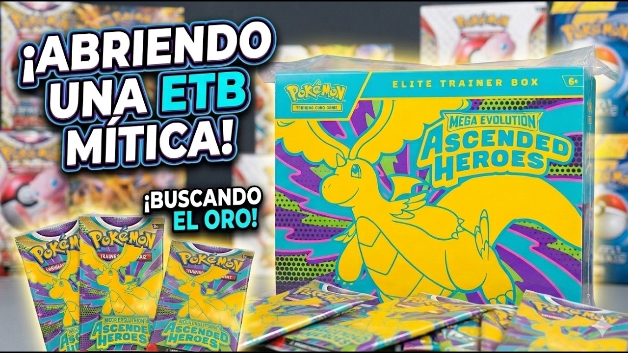 ETB de ASCENDED HEROES. Cual Hit nos saldrá hoy!
