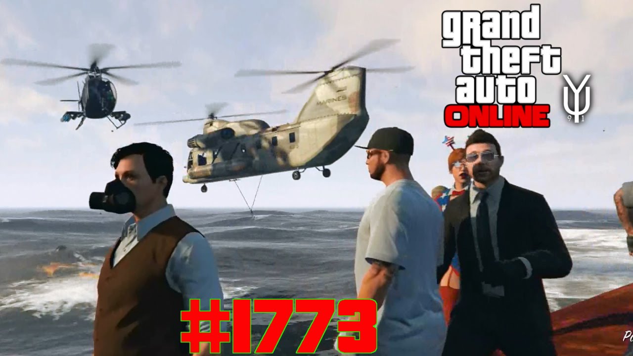 GTA 5 ONLINE Kommt wir holen uns das One Piece #1773 Let´s Play GTA V Online PS4 YU91