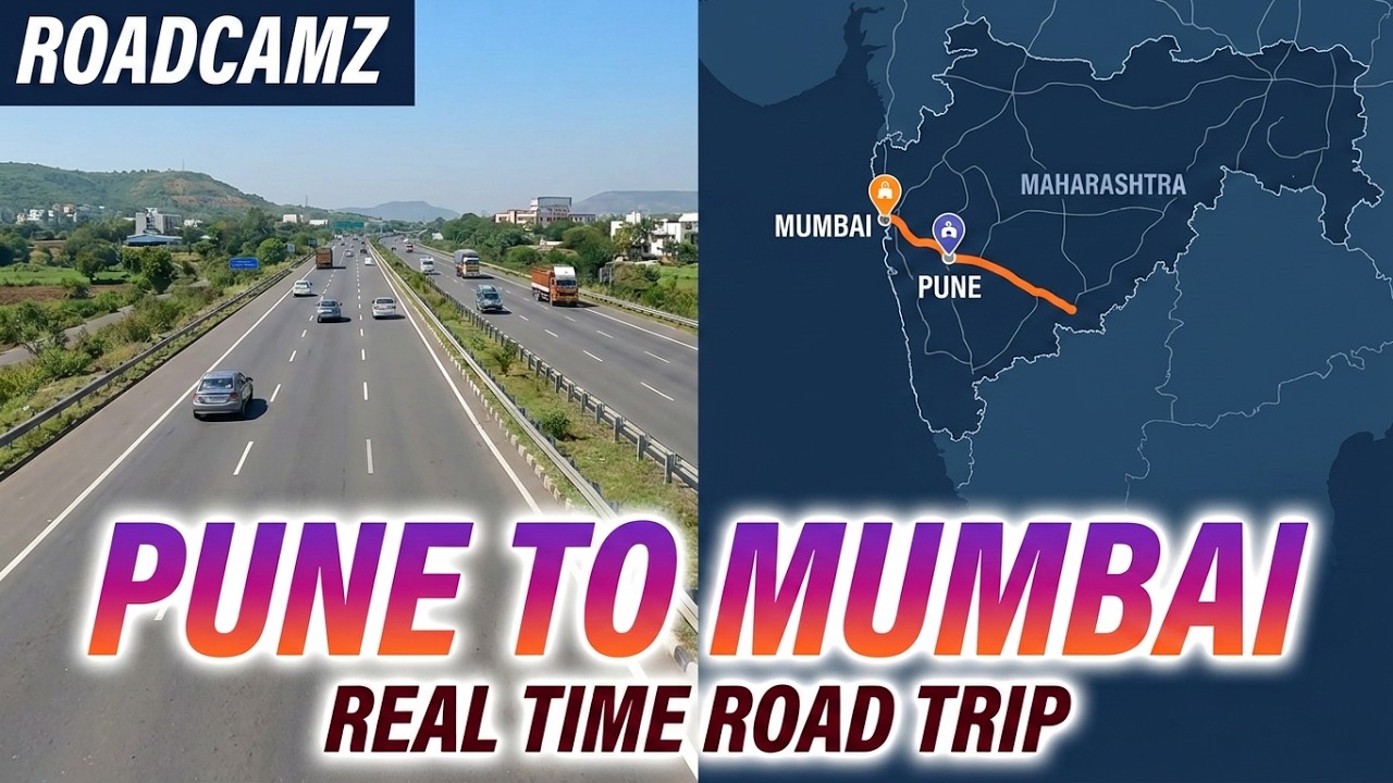 Maharashtra | Pune to Mumbai | 🚗 🇮🇳 4k