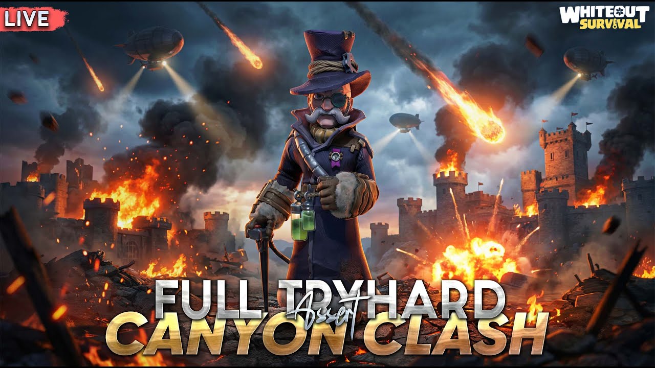 Whiteout Survival Live | Canyon Clash Tryhard Gameplay | Skin Leaderboards too.