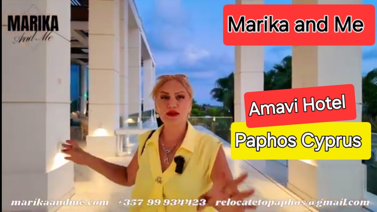 Amavi Hotel Paphos we take you with us for a visit 