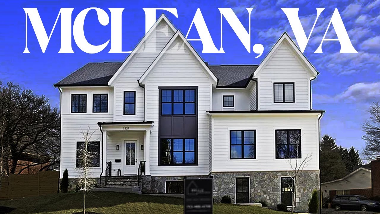 7 BED 7.5 BATH 3 CAR GARAGE Custom Build in McLean Virginia by Bella Home Design
