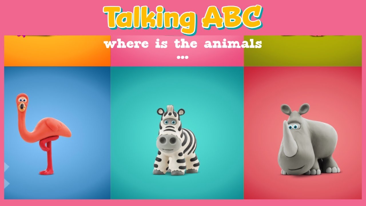 Talking ABC where are the animals game|Boopanpankids