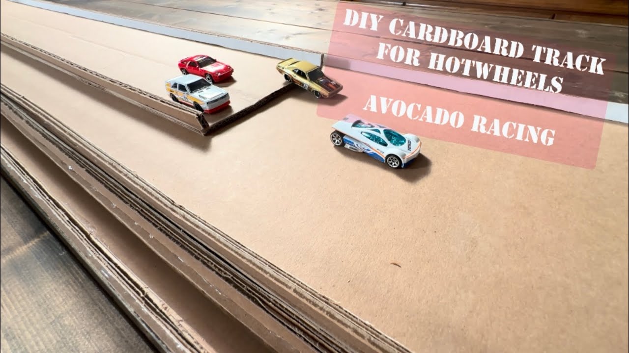 DIY Cardboard Track for Hotwheels