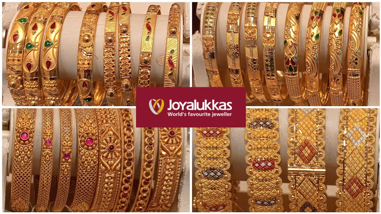 Joyalukkas Gold Bangles Collections || Joyalukkas Cuddalore
