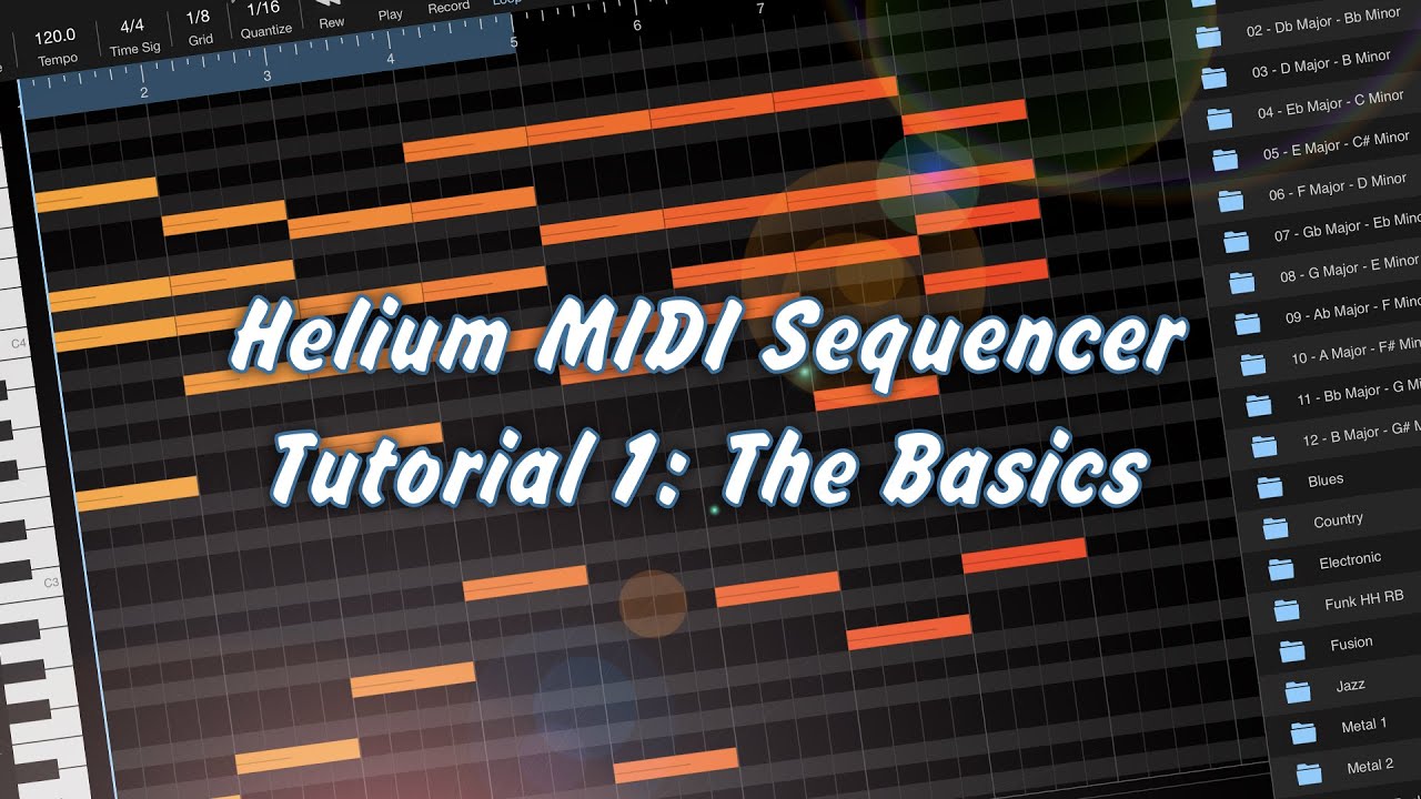Helium MIDI Sequencer (Урок 1 — Основы)
