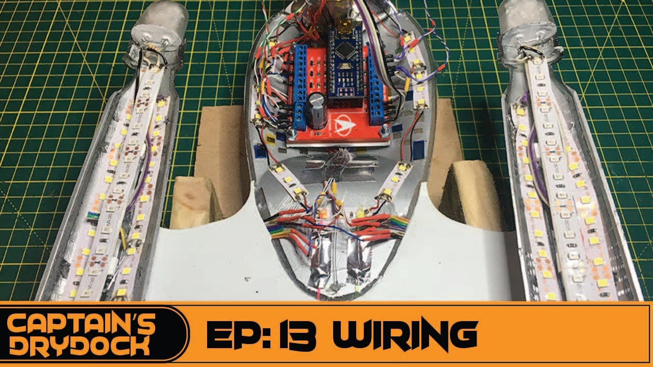 Building the Enterprise D: Episode 13 Wiring