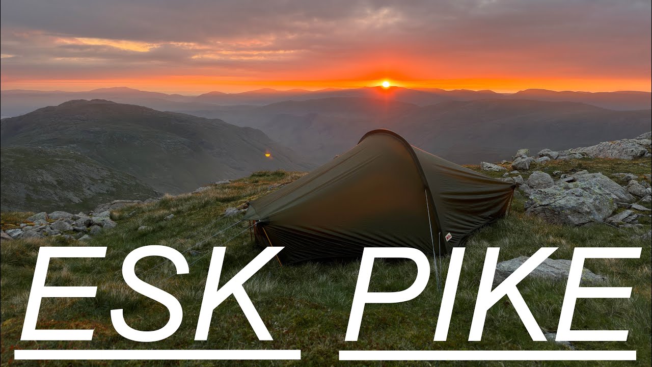 SOLO WILD CAMP/ ESK PIKE/ the Lake District