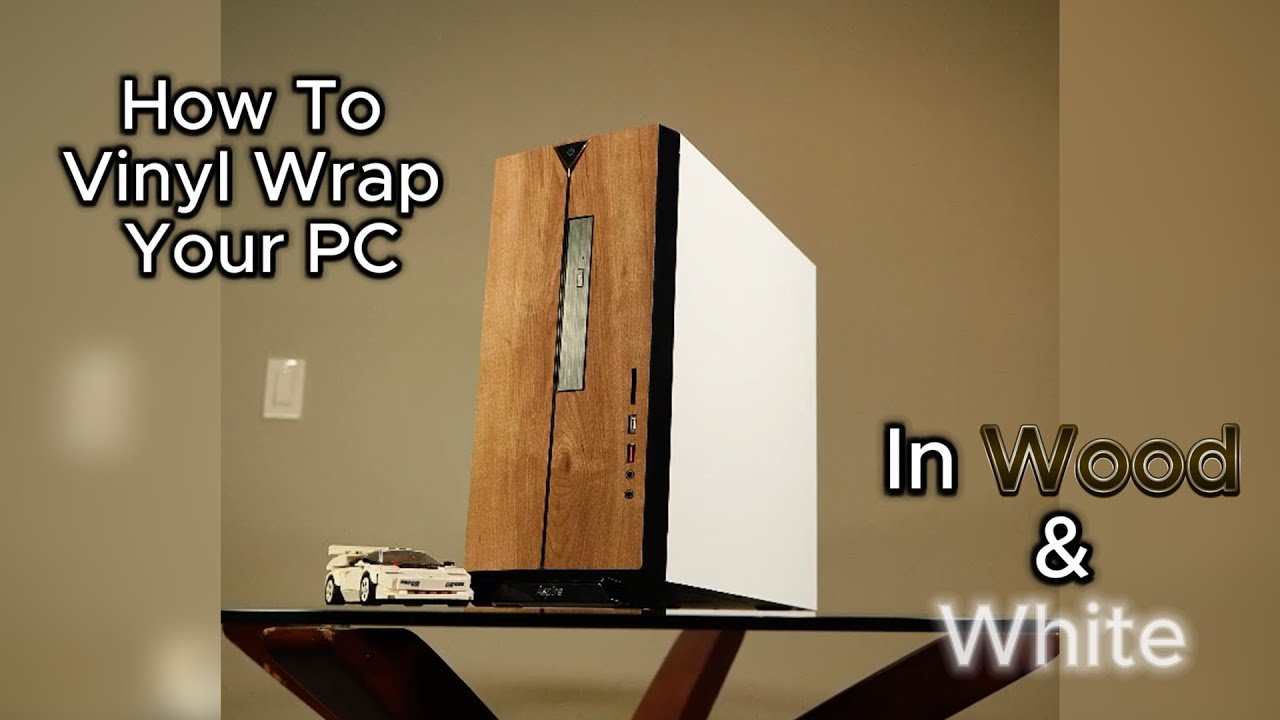 Customize A Desktop PC With Vinyl Wrap | Fast and Easy!!