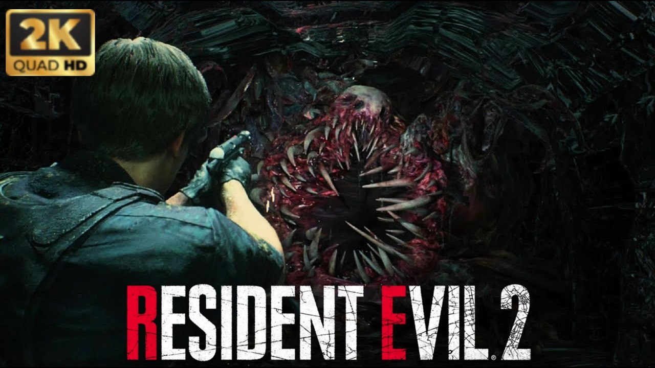 Resident Evil 2 Remake Epilogue Boss Fight + Ending [2K60FPS]