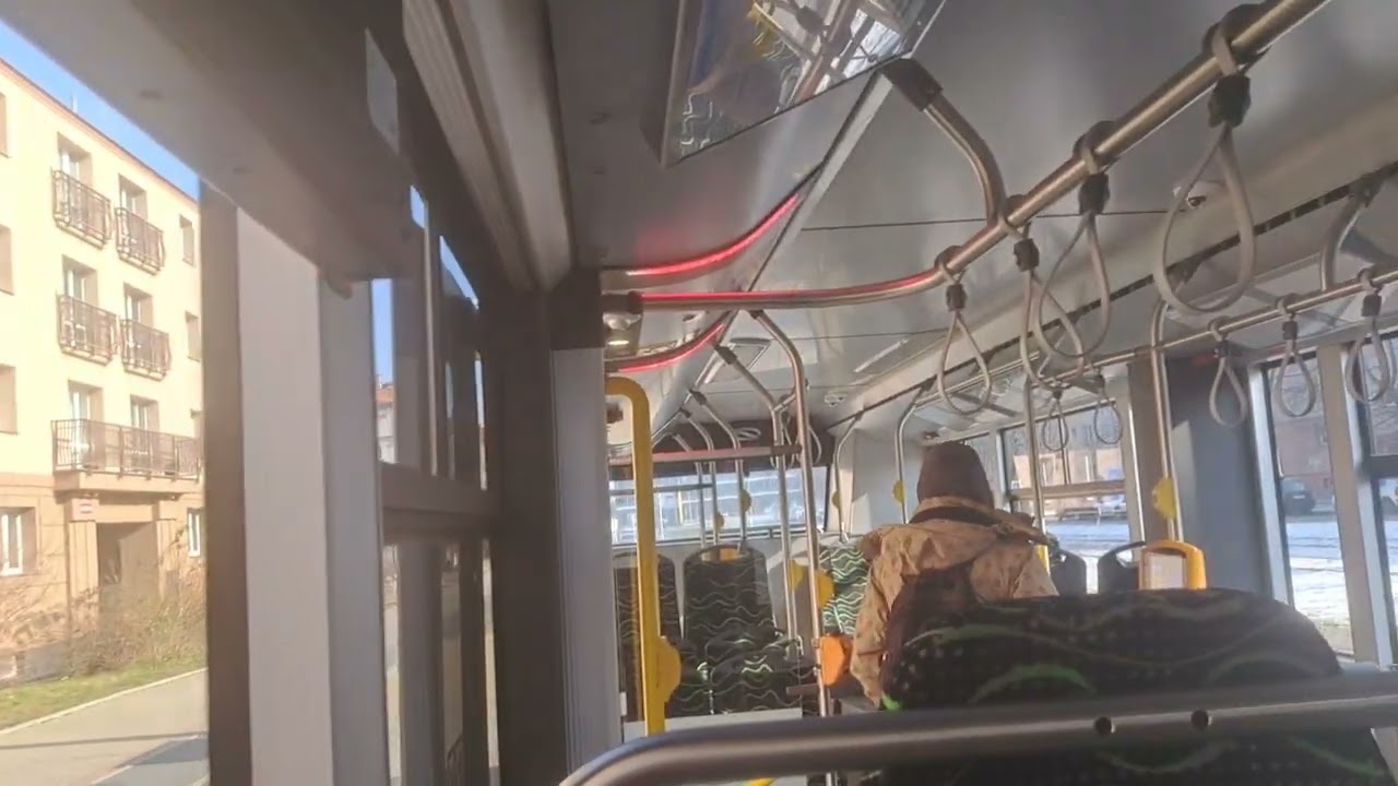 Jízda trolejbusem Škoda 26tr Solaris 606 Část 1/2